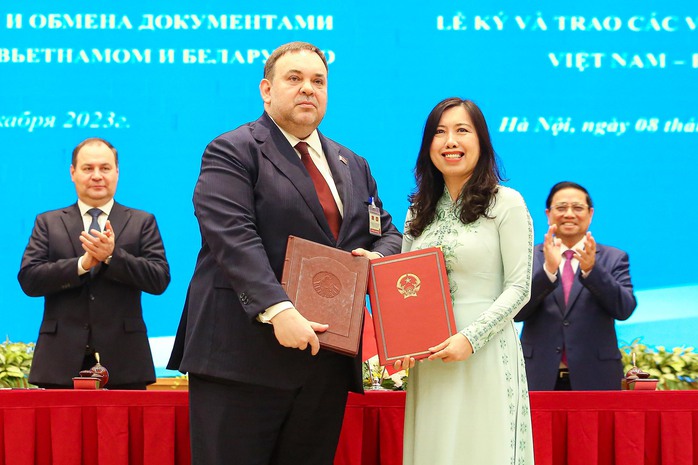 Việt Nam - Belarus ký kết 4 văn kiện hợp tác- Ảnh 1. Việt Nam - Belarus ký kết 4 văn kiện hợp tác- Ảnh 1.