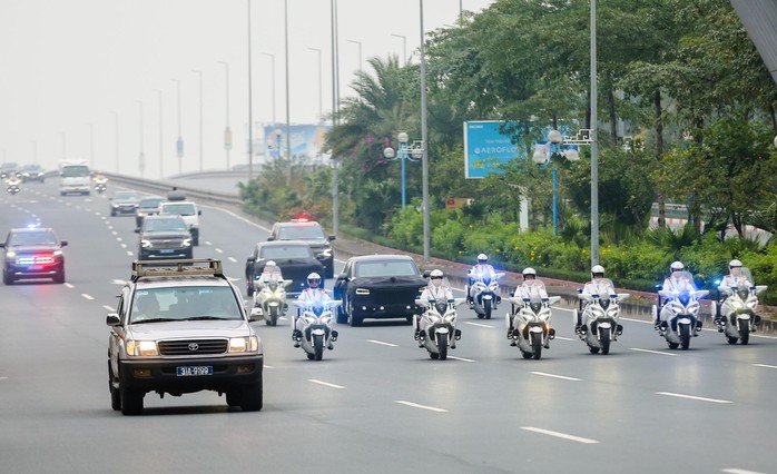 Dàn xe dẫn đoàn luyện tập đón khách quốc tế thăm Việt Nam- Ảnh 9. Dàn xe dẫn đoàn luyện tập đón khách quốc tế thăm Việt Nam- Ảnh 9.