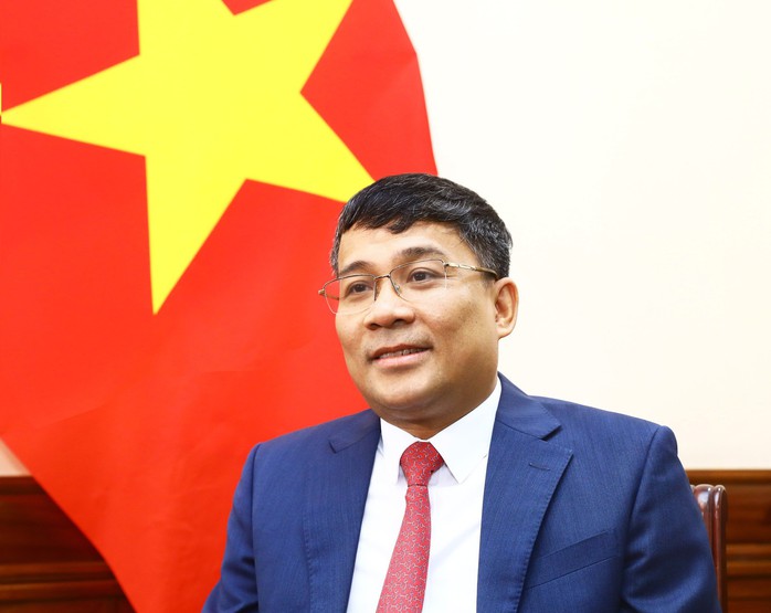 3 kỳ vọng lớn về chuyến thăm của Tổng Bí thư, Chủ tịch Trung Quốc Tập Cận Bình- Ảnh 1. Thứ trưởng thường trực Bộ Ngoại giao Nguyễn Minh Vũ trao đổi về chuyến thăm Việt Nam của Tổng Bí thư, Chủ tịch Trung Quốc Tập Cận Bình. Ảnh: Bộ Ngoại giao