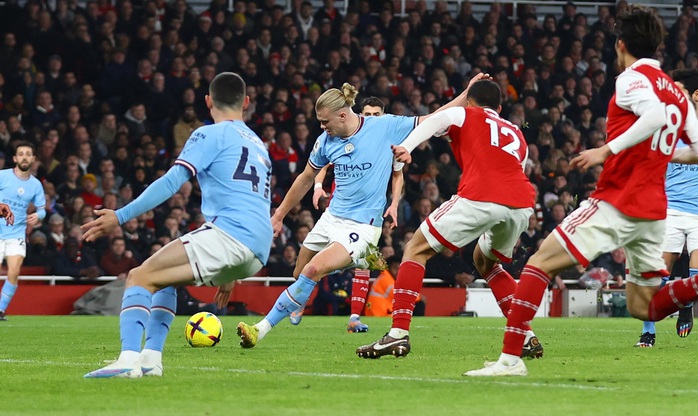 Haaland bùng nổ, Man City đè bẹp Arsenal tại Emirates - Ảnh 8.