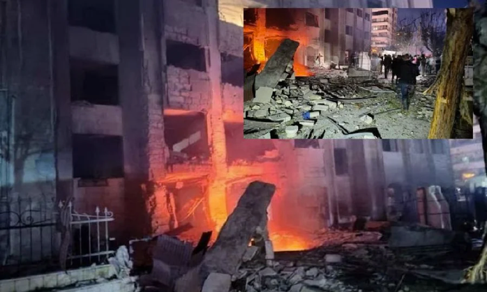 Syria trúng tên lửa vào ngay trung tâm thủ đô Damascus - Ảnh 1.