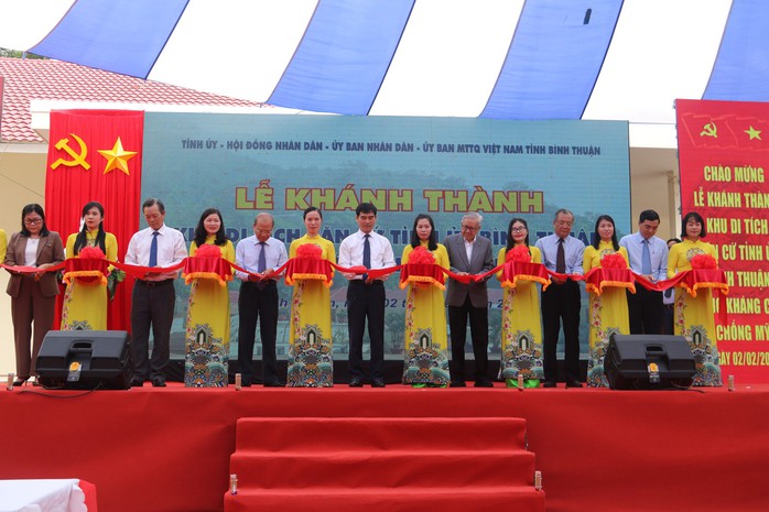 Khánh thành Khu di tích Căn cứ Tỉnh ủy Bình Thuận trong kháng chiến chống Mỹ - Ảnh 3. Khánh thành Khu di tích Căn cứ Tỉnh ủy Bình Thuận trong kháng chiến chống Mỹ - Ảnh 3.