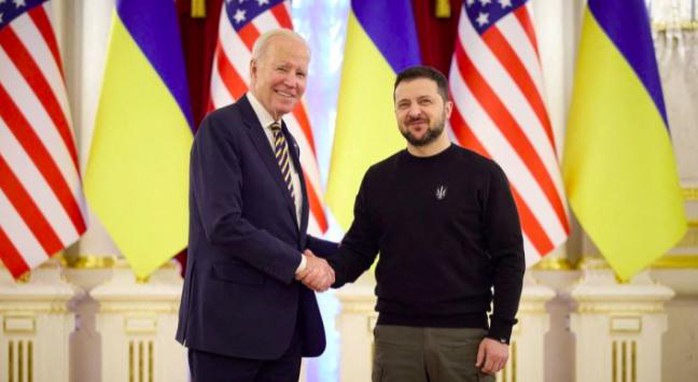 Mỹ, Nga lên tiếng về chuyến thăm Kiev của Tổng thống Biden - Ảnh 2.