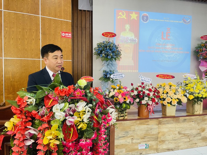 Công bố quyết định của Bộ trưởng Bộ Y tế về công tác cán bộ ở Quảng Nam - Ảnh 1.