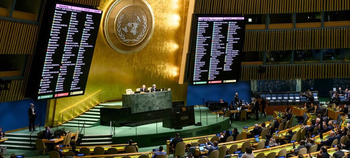 Nghị quyết mới của Liên Hiệp Quốc yêu cầu Nga làm gì? - Ảnh 1.