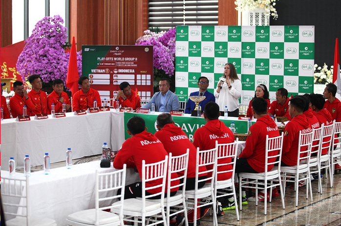 Lý Hoàng Nam dễ thở ở ngày mở màn play-off Davis Cup nhóm II - Ảnh 3.