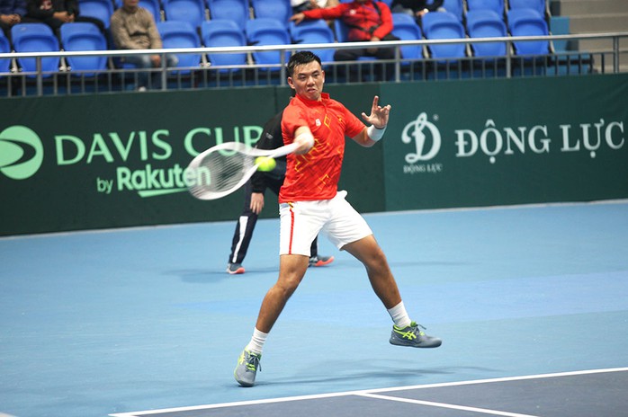 Bản lĩnh Lý Hoàng Nam tại Davis Cup - Ảnh 1.
