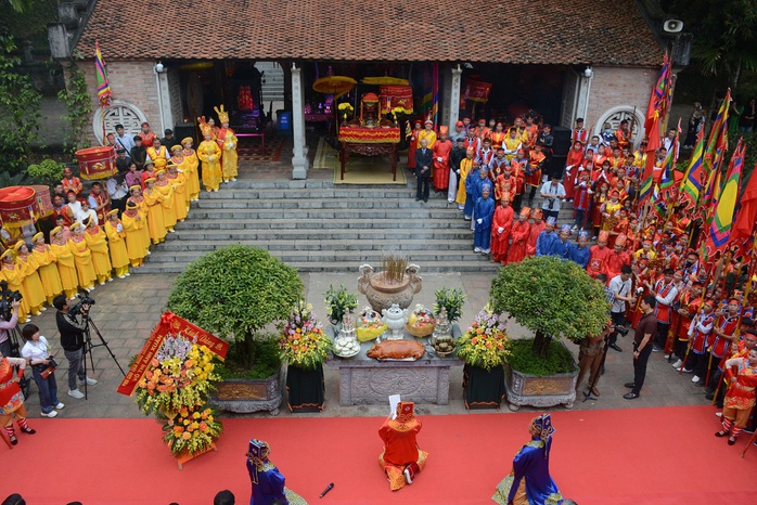 Đón nhận di sản văn hóa phi vật thể quốc gia Lễ hội đền Bà Triệu - Ảnh 3.