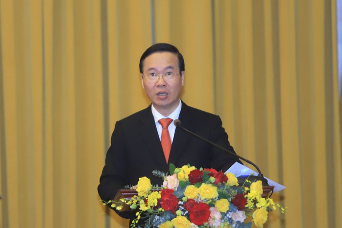 Chủ tịch nước Võ Văn Thưởng trao quyết định thăng quân hàm Thượng tướng - Ảnh 2.