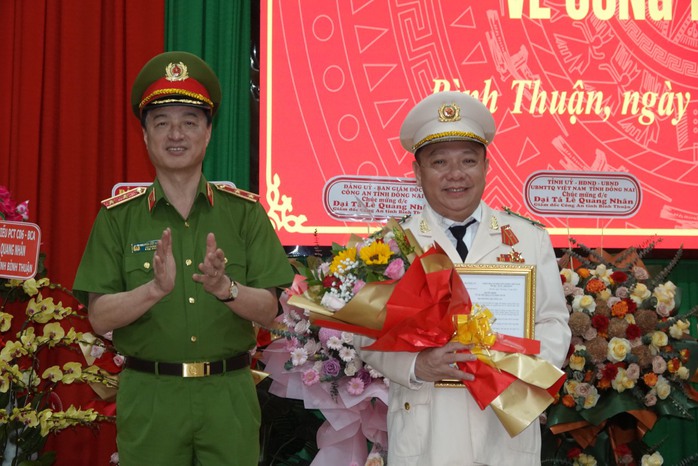 Phó Giám đốc Công an tỉnh Đồng Nai giữ chức Giám đốc Công an Bình Thuận - Ảnh 1.