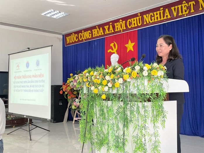 Bà mẹ và trẻ em tại Ninh Thuận được tiếp cận Phần mềm chăm sóc dinh dưỡng - Ảnh 1.