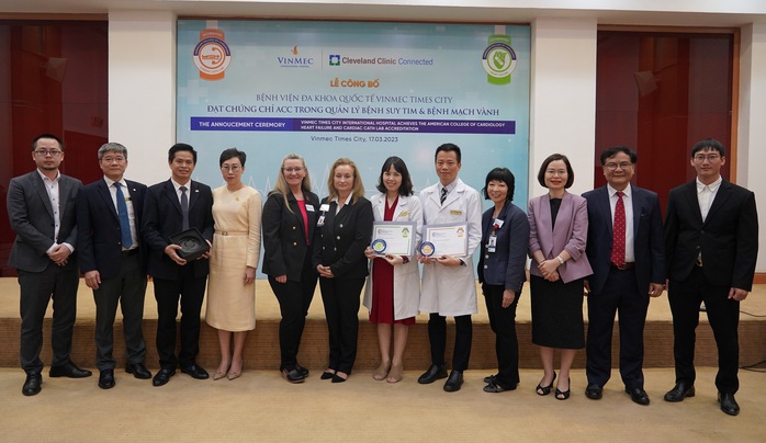 Vinmec được ACC công nhận là trung tâm xuất sắc về tim mạch đầu tiên tại châu Á - Ảnh 1. Vinmec được ACC công nhận là trung tâm xuất sắc về tim mạch đầu tiên tại châu Á - Ảnh 1.