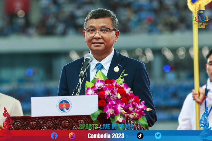 Campuchia cho học sinh tạm nghỉ học vì SEA Games 32 - Ảnh 1.