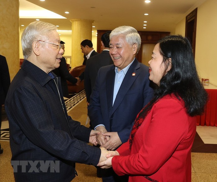 Những hình ảnh Tổng Bí thư Nguyễn Phú Trọng chủ trì họp Bộ Chính trị, Ban Bí thư - Ảnh 9.