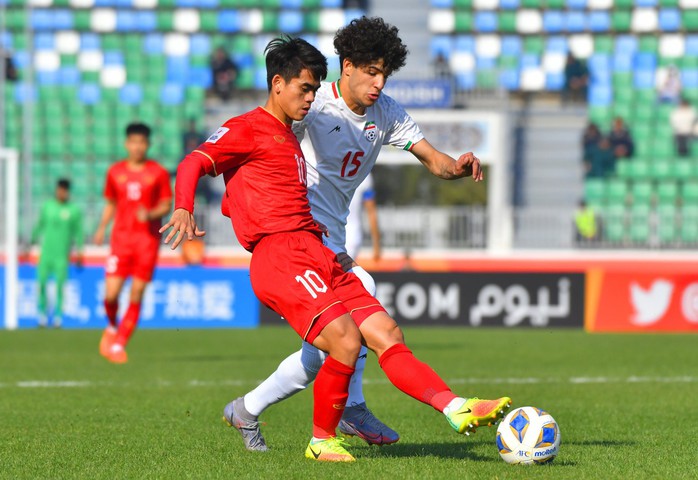 Thất bại 1-3 trước U20 Iran,  U20 Việt Nam ngậm ngùi bị loại - Ảnh 1.