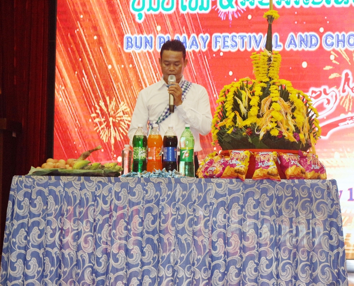 Trường ĐH Cửu Long tổ chức Tết cho lưu học sinh Lào và Campuchia - Ảnh 5.
