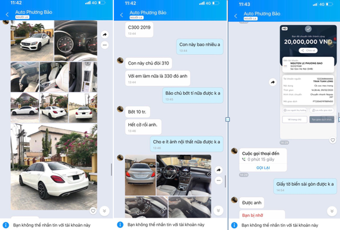 Bắt 3 đối tượng lên mạng lừa bán ôtô  Mercedes C300 với giá rẻ - Ảnh 1.