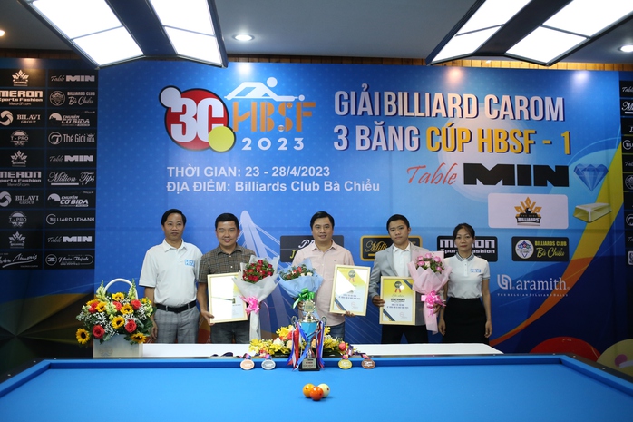 Giải billiards carom 3 băng Cúp HBSF 2023: Anh tài hội tụ - Ảnh 1.