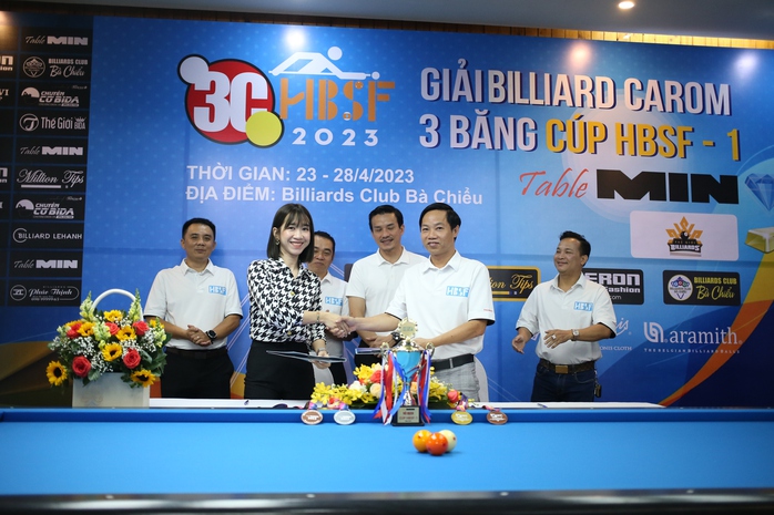 Giải billiards carom 3 băng Cúp HBSF 2023: Anh tài hội tụ - Ảnh 3.