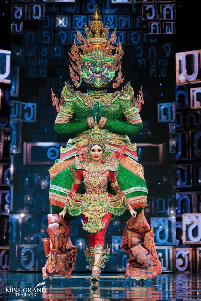 Độc lạ National Costume tại Miss Grand Thailand - Ảnh 2.