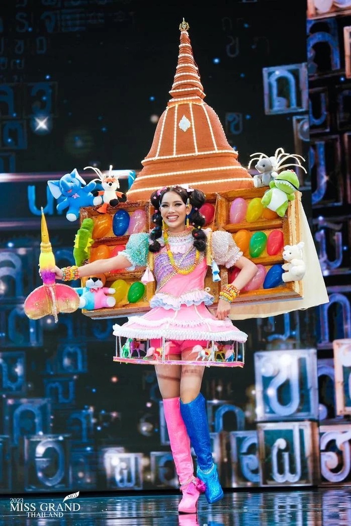 Độc lạ National Costume tại Miss Grand Thailand - Ảnh 5.
