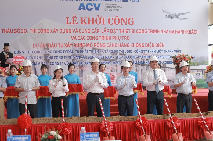 Khởi công nhà ga, đài không lưu sân bay Điện Biên - Ảnh 1.