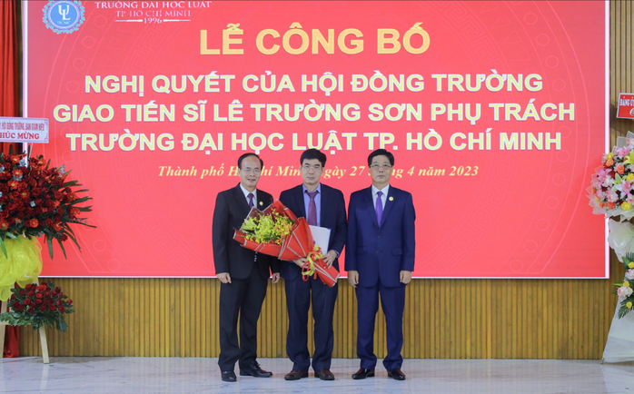 TS Lê Trường Sơn phụ trách Trường ĐH Luật TP HCM - Ảnh 1.