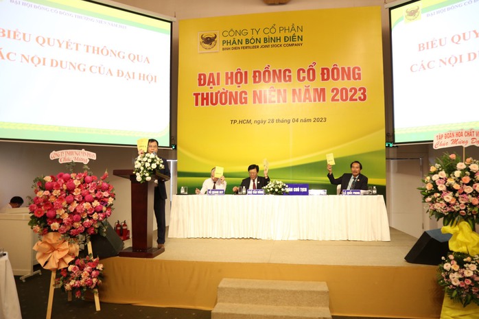 Bình Điền tổ chức thành công Đại hội đồng cổ đông năm 2023 - Ảnh 3. Bình Điền tổ chức thành công Đại hội đồng cổ đông năm 2023 - Ảnh 3.
