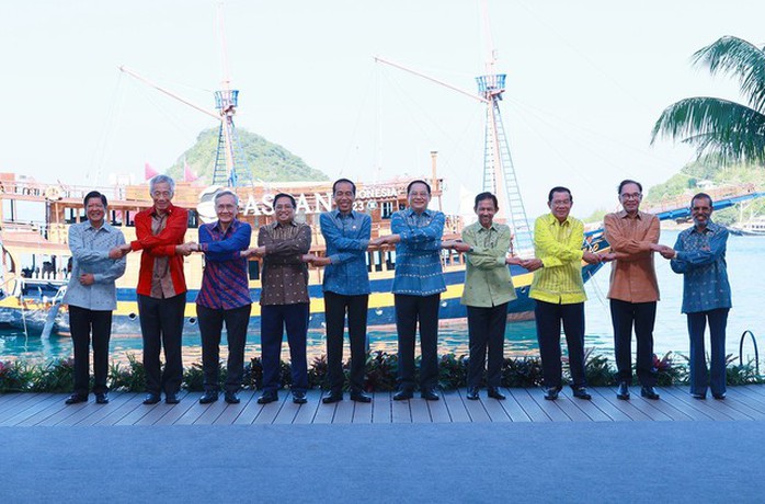 Thủ tướng Phạm Minh Chính họp hẹp cùng các nhà lãnh đạo ASEAN - Ảnh 4.