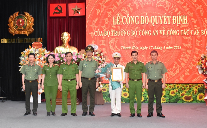 Bộ Công an bổ nhiệm Phó giám đốc Công an tỉnh Thanh Hóa - Ảnh 4.