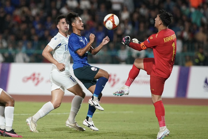 SEA Games 32: Chủ nhà Campuchia bị U22 Philippines chia điểm phút cuối  - Ảnh 3.