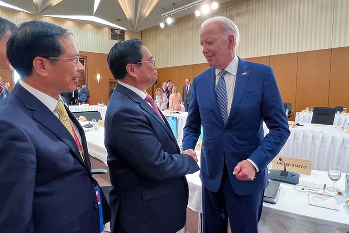 Thủ tướng Phạm Minh Chính gặp Tổng thống Mỹ Joe Biden - Ảnh 1.