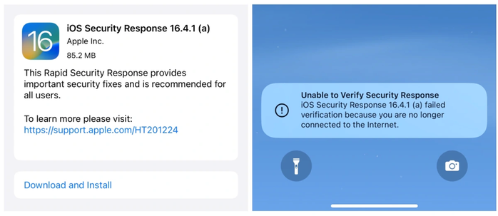 Apple phát hành bản sửa lỗi bảo mật nhanh đầu tiên cho iPhone, iPad và Macbook - Ảnh 2.