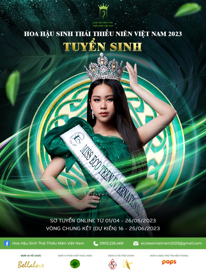 Công bố cuộc thi Hoa hậu Sinh thái Thiếu niên Việt Nam 2023 - Ảnh 1.