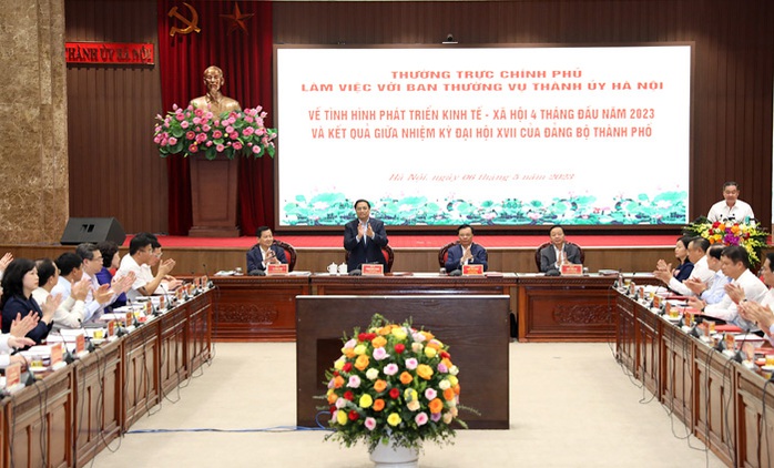 Thủ tướng Phạm Minh Chính yêu cầu giải quyết ngay các đề xuất của Hà Nội - Ảnh 1.