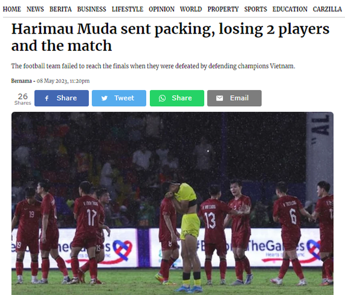 Báo chí Malaysia viết gì về thất bại của đội nhà trước U22 Việt Nam? - Ảnh 5.