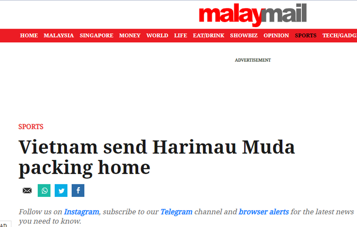 Báo chí Malaysia viết gì về thất bại của đội nhà trước U22 Việt Nam? - Ảnh 4.