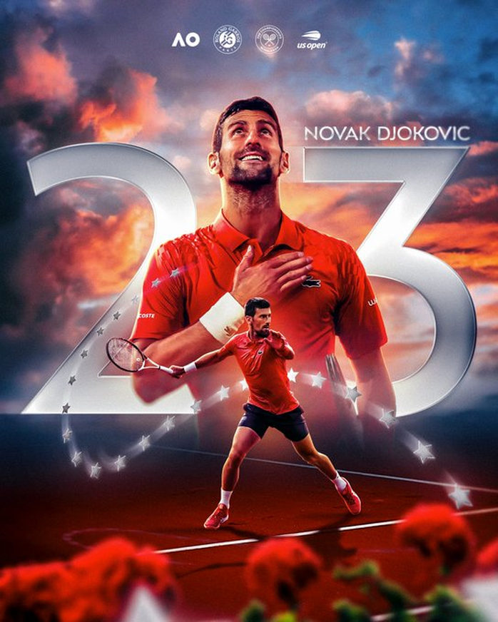 Vô địch Roland Garros 2023, Djokovic vượt Nadal lập 2 kỷ lục mới - Ảnh 2.