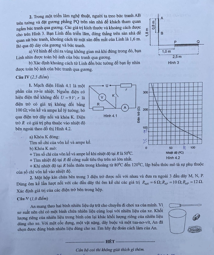 Sở GD-ĐT Hà Nội nói gì về tổng điểm 9,5 môn vật lý thi vào lớp 10 trường chuyên? - Ảnh 3.