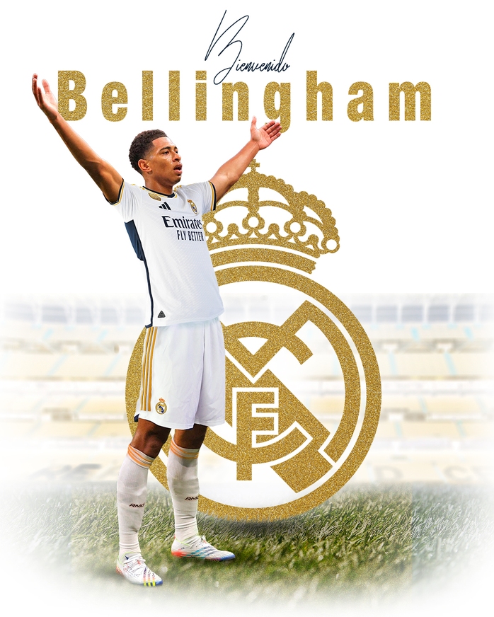 Bellingham gia nhập Real Madrid, trở thành cầu thủ có giá trị cao thứ 2 nước Anh - Ảnh 1.