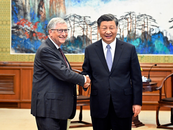 Gặp tỉ phú Bill Gates, chủ tịch Trung Quốc nhắn gì với Mỹ? - Ảnh 1.