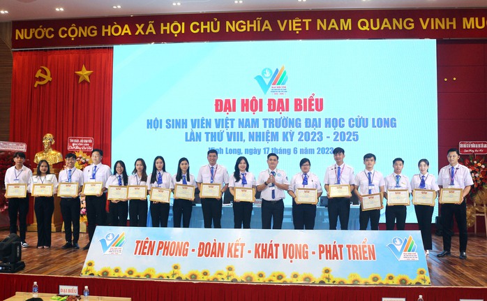 Đại hội đại biểu Hội Sinh viên Trường ĐH Cửu Long thành công tốt đẹp - Ảnh 6.