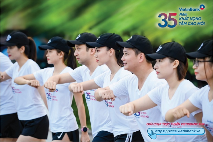 Giải chạy trực tuyến VietinBank 35 năm - Khát vọng tầm cao mới - Ảnh 1. Giải chạy trực tuyến VietinBank 35 năm - Khát vọng tầm cao mới - Ảnh 1.