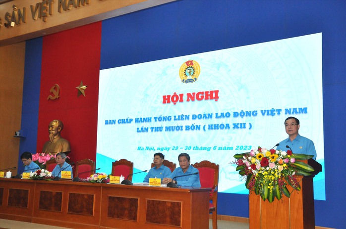 Cho ý kiến các báo cáo trình Đại hội XIII Công đoàn Việt Nam - Ảnh 1.