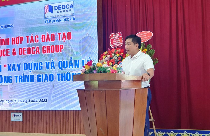 Tập đoàn Đèo Cả hợp tác Trường Đại học Xây dựng Miền Trung đào tạo nhân lực - Ảnh 1.