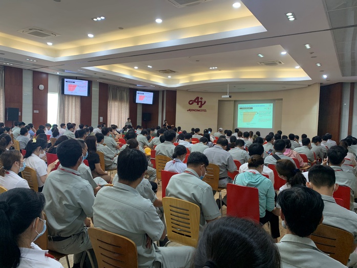 Ajinomoto Việt Nam đẩy mạnh hoạt động cải thiện sức khỏe và dinh dưỡng cho người lao động - Ảnh 2. Ajinomoto Việt Nam đẩy mạnh hoạt động cải thiện sức khỏe và dinh dưỡng cho người lao động - Ảnh 2.