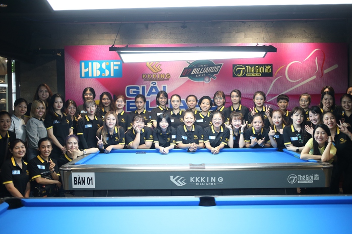 Dàn hảo thủ đua tài Giải Billiards pool 9 bi nữ TP HCM mở rộng 2023 - Ảnh 1.