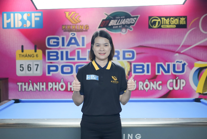 Bùi Xuân Vàng vô địch Giải Billiards pool 9 bi nữ TP HCM mở rộng 2023 - Ảnh 2.