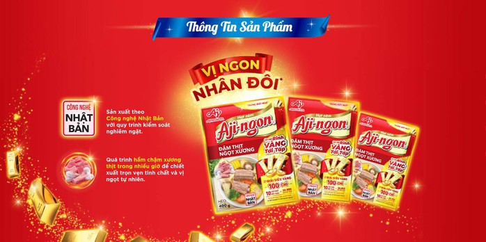 Mua hạt nêm Aji-ngon® để có “Cơ hội rinh vàng tới tấp” ngay hôm nay - Ảnh 2.