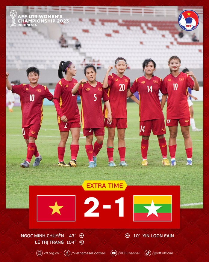 Tuyển nữ Việt Nam giành vé đầu tiên vào chung kết U19 Đông Nam Á 2023 - Ảnh 5.